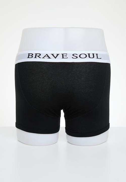 Brave Soul - MBX-18alic 2-pack - black & grey marl 