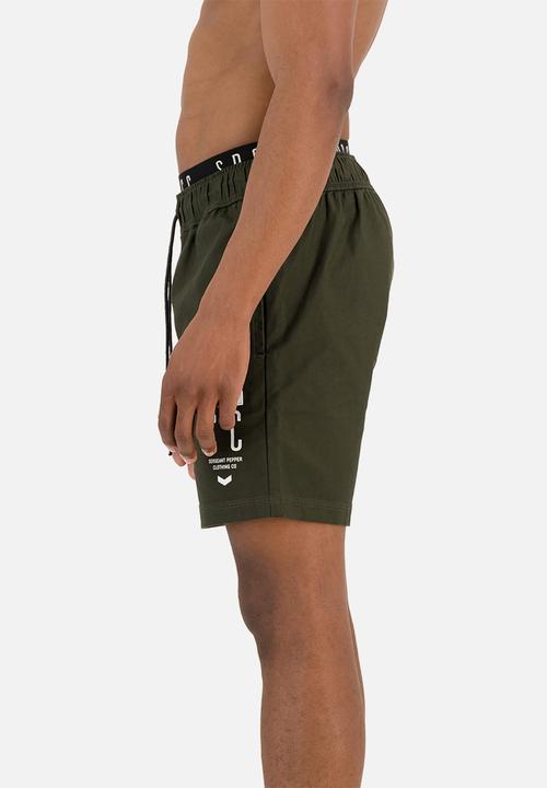 S.P.C.C - Seuss woven short - dark moss