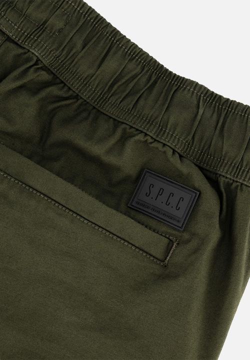 S.P.C.C - Seuss woven short - dark moss