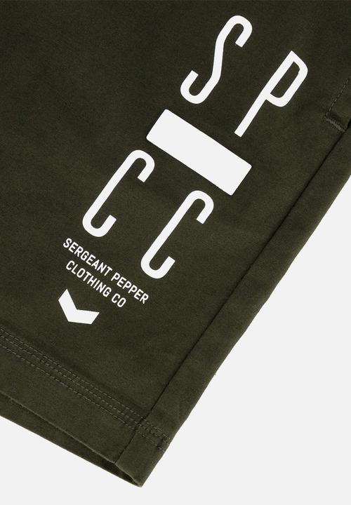 S.P.C.C - Seuss woven short - dark moss