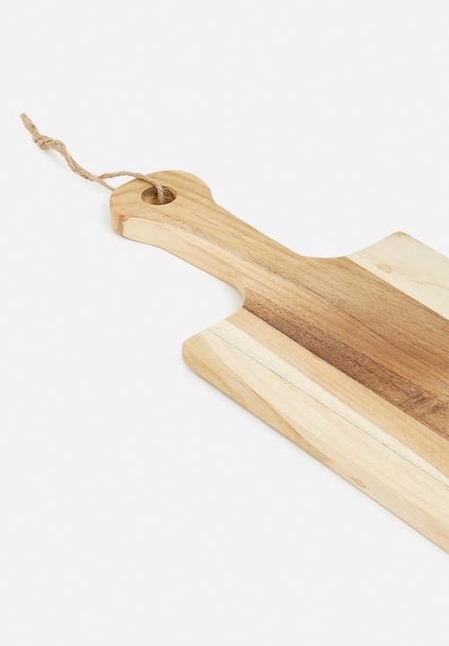 Excellent Houseware - Teak serving platter - natural