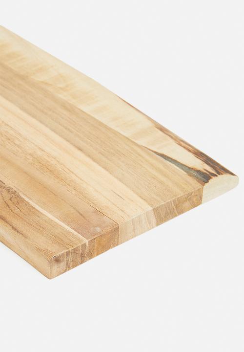 Excellent Houseware - Teak serving platter - natural