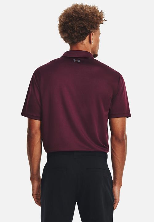 Under Armour - UA Tech polo - dark maroon