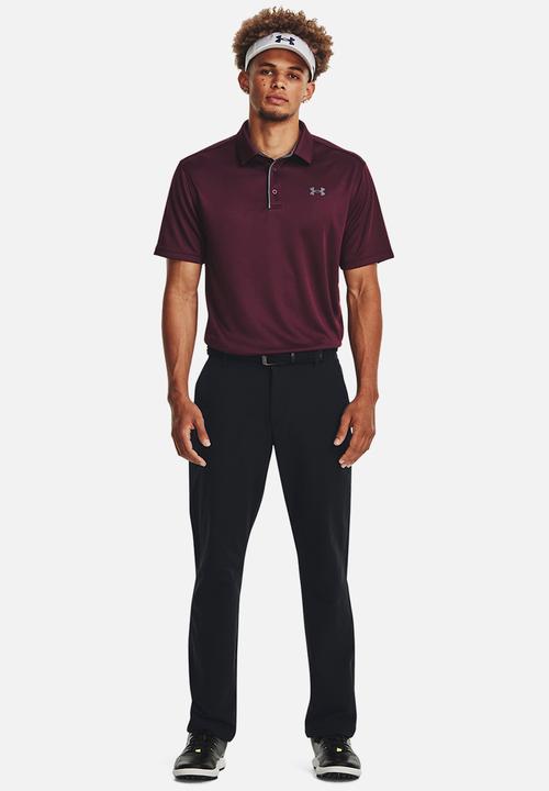 Under Armour - UA Tech polo - dark maroon