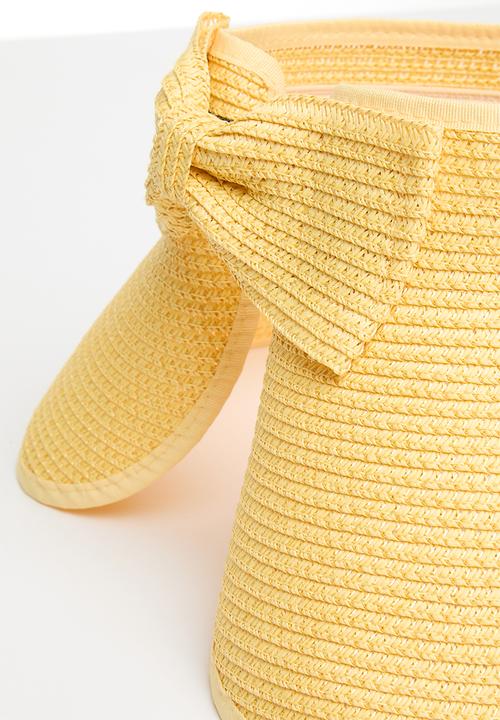 Superbalist - Wide brim visor - yellow