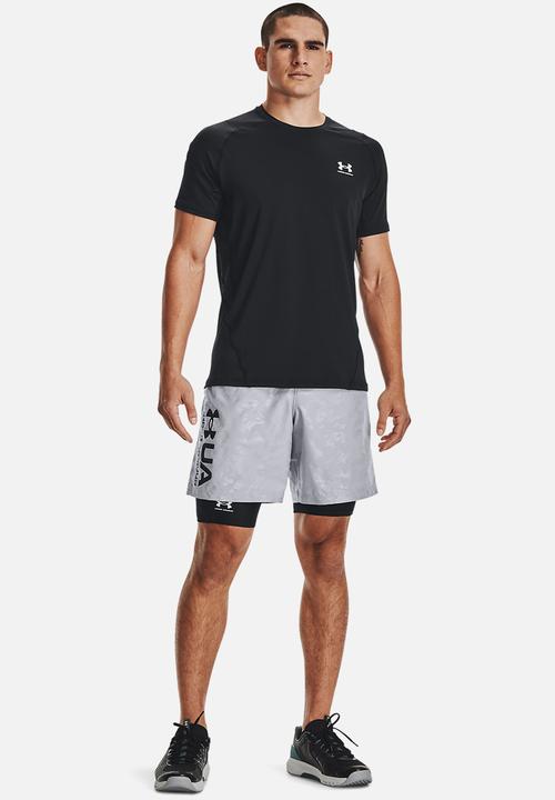 Under Armour - UA HeatGear® pocket long tight shorts- black