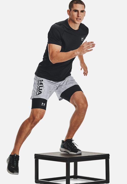 Under Armour - UA HeatGear® pocket long tight shorts- black