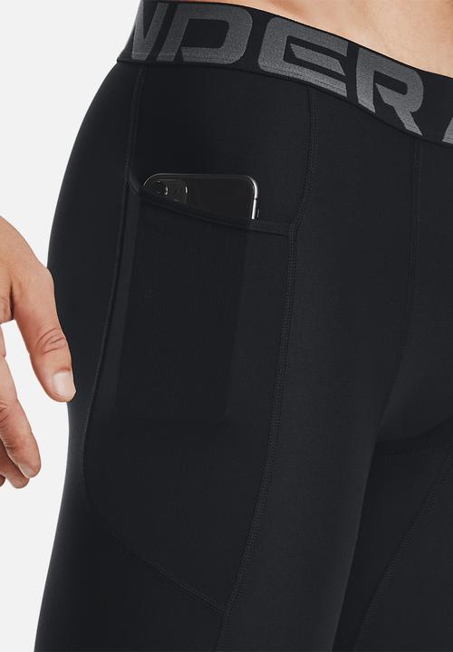 Under Armour - UA HeatGear® pocket long tight shorts- black