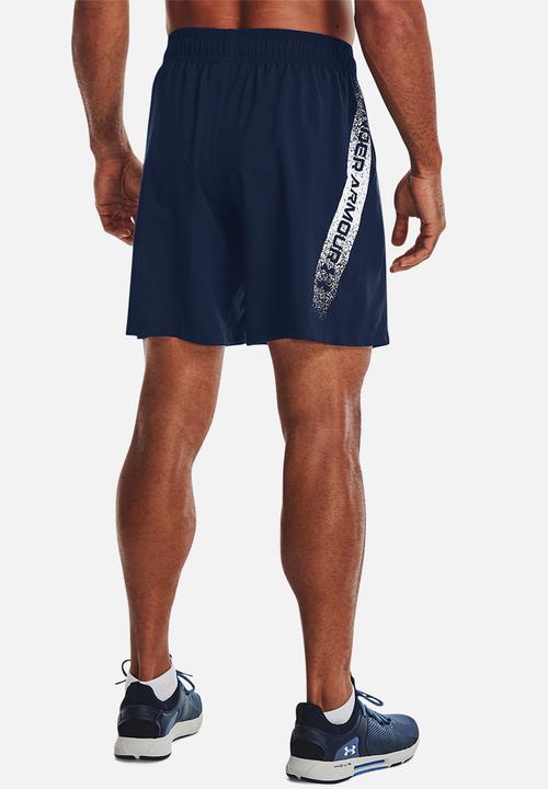 Under Armour - UA woven graphic shorts - navy