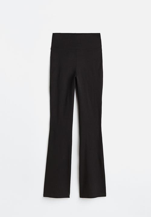 H&M - Flared leggings - black