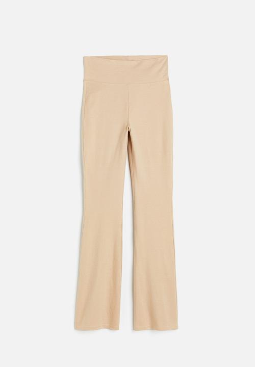 H&M - Flared leggings - beige