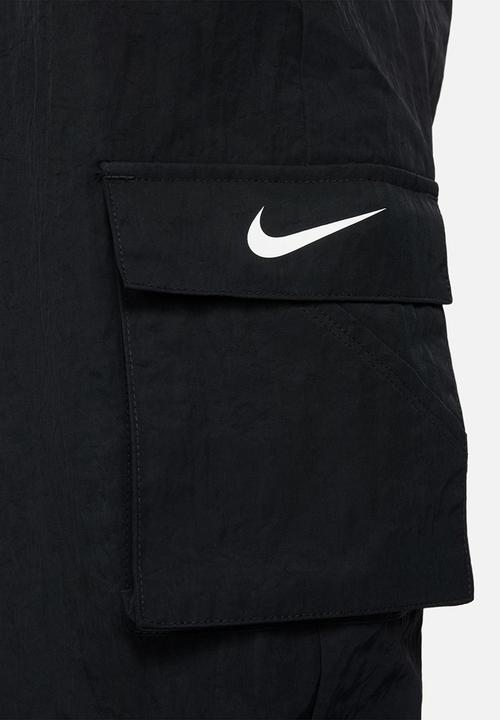 Nike - Essential woven cargo pants - black & white 