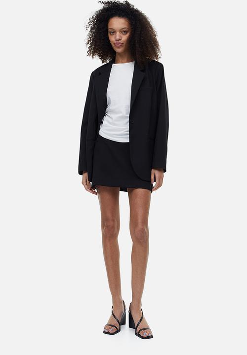 H&M - Gathered jersey top - white