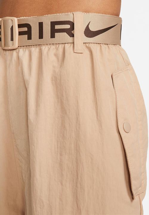 Nike - W nsw air high rise woven pant - hemp & baroque brown 