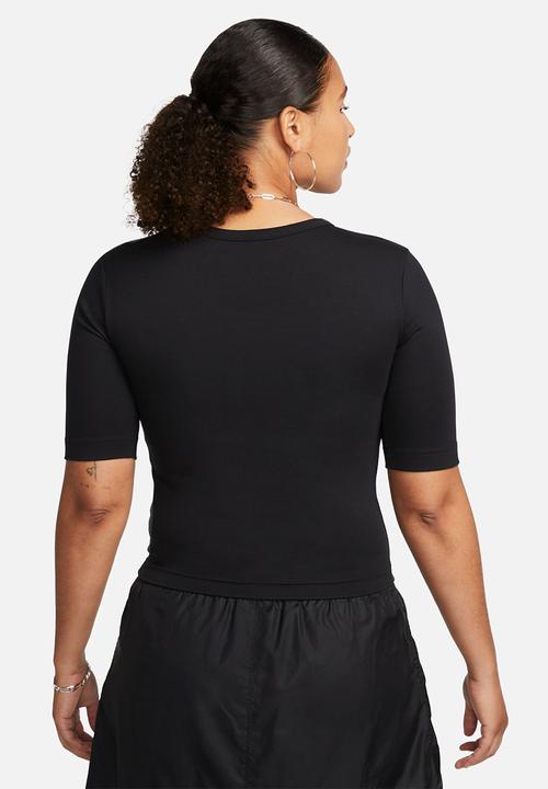 Nike - W nsw essential cutout top - black