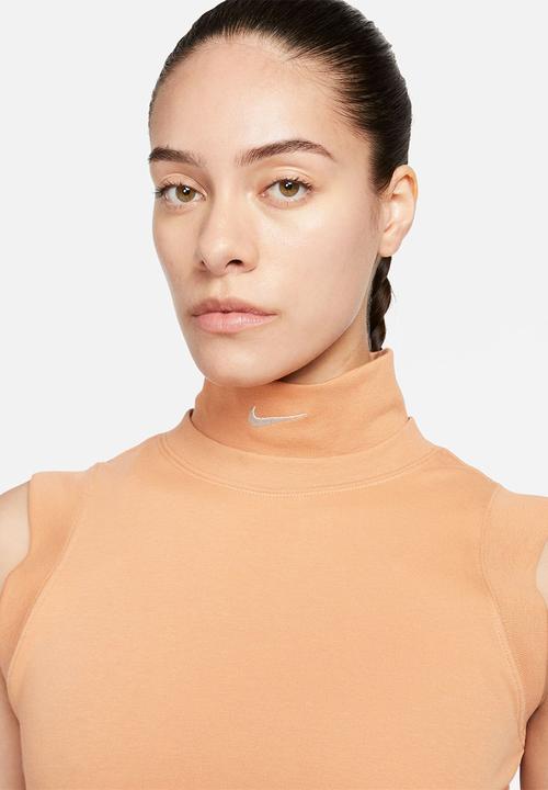 Nike - W nsw collection crop tank - amber brown 