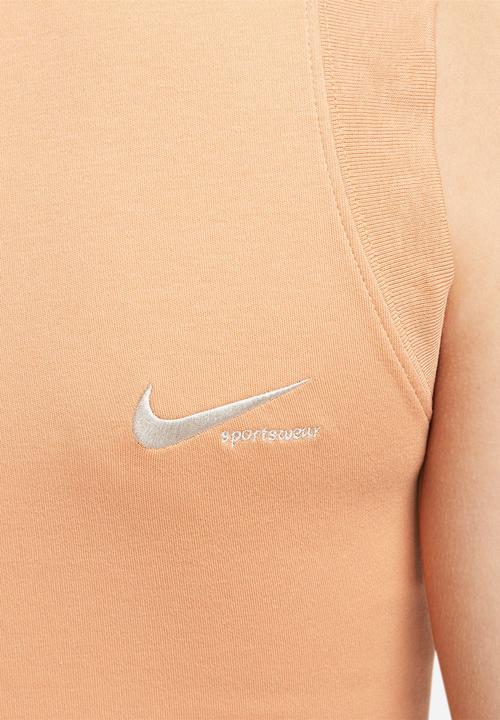 Nike - W nsw collection crop tank - amber brown 