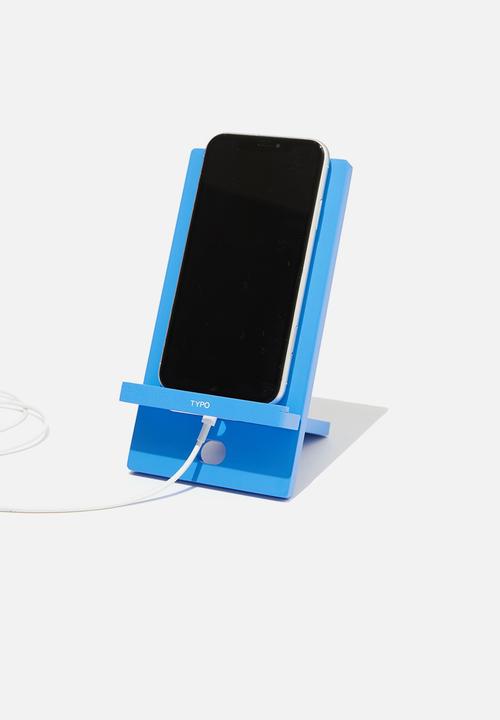 Typo - On hold phone stand - cornflour