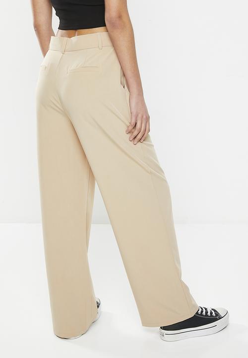 Cotton On - Jamie suiting pant - stone