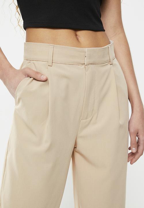 Cotton On - Jamie suiting pant - stone
