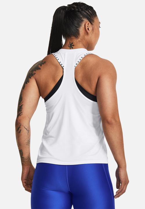 Under Armour - Knockout novelty tank - white