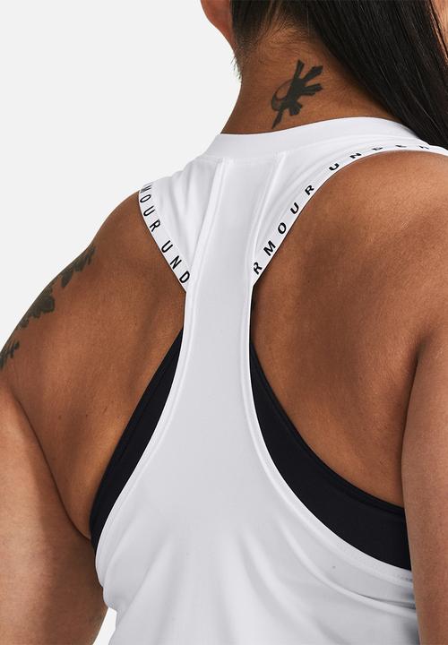 Under Armour - Knockout novelty tank - white