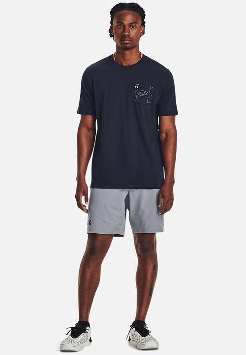 Under Armour - UA elevated core pocket tee - midnight navy 