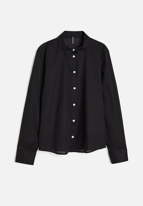 H&M - Cotton shirt - black