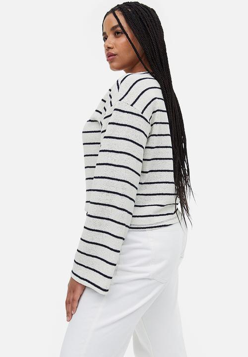 H&M - Boxy jumper - white