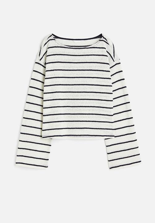 H&M - Boxy jumper - white