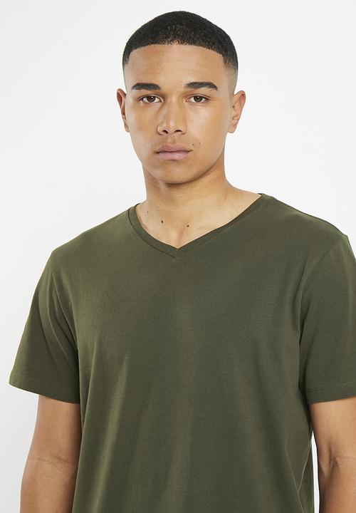 Cotton On - Organic v-neck T-shirt 3 pack - multi
