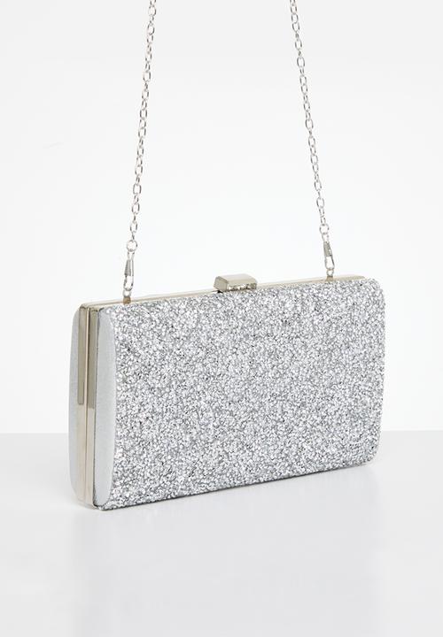 MILLA - Nova clutch bag - silver
