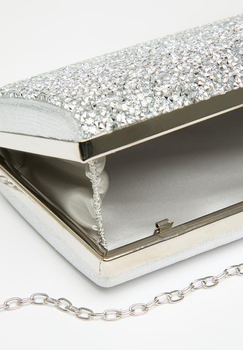 MILLA - Nova clutch bag - silver