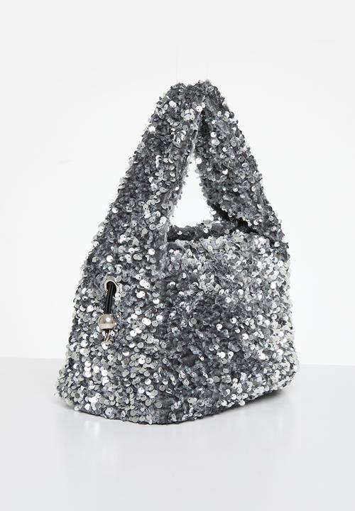 MILLA - Poppy top handle bag - silver
