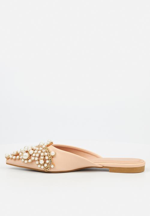 Miss Black - Clam 1 mule - pink