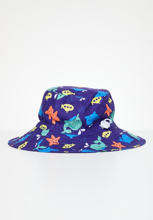 Pop Candy - Bucket hat  - blue multi