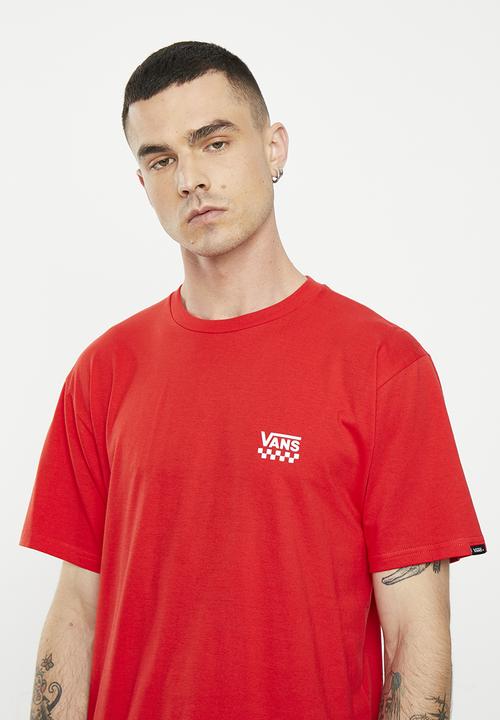 Vans - Left chest logo ii short sleeve - true red