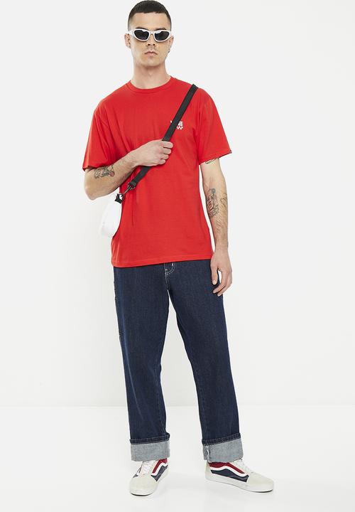 Vans - Left chest logo ii short sleeve - true red