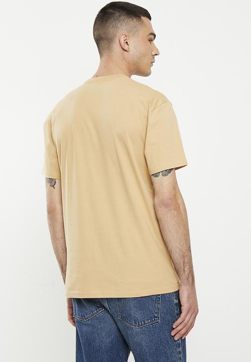Vans - Snaked center logo short sleeve tee - taupe