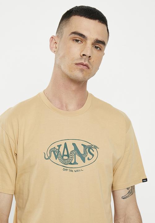 Vans - Snaked center logo short sleeve tee - taupe