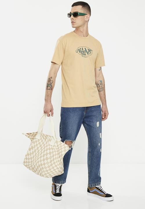 Vans - Snaked center logo short sleeve tee - taupe