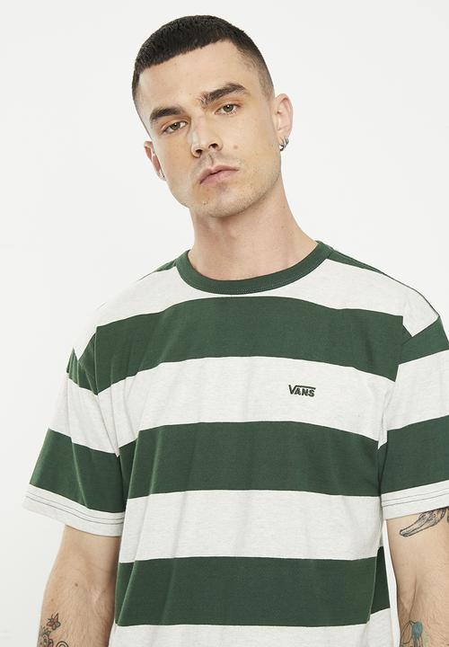 Vans - Comfycush stripe ss knit shirt - mountain view & oatmeal heather
