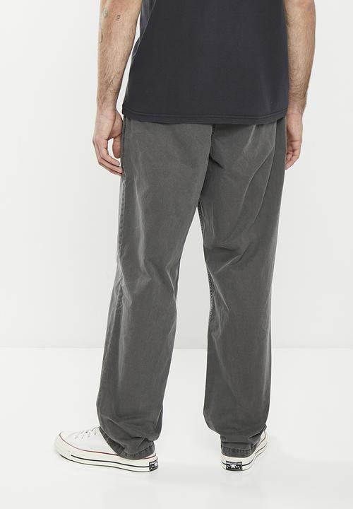 Vans - Range loose tapered salt wash pant - asphalt