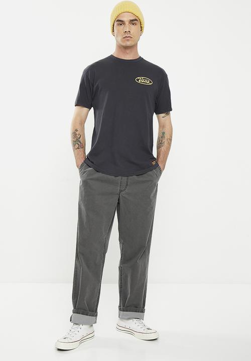 Vans - Range loose tapered salt wash pant - asphalt