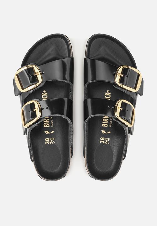 Birkenstock - Arizona high shine big buckle narrow - black