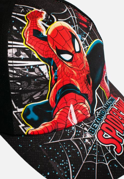 Character Group - Spiderman peak cap - black & red
