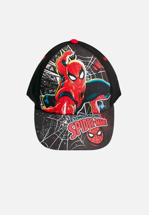 Character Group - Spiderman peak cap - black & red
