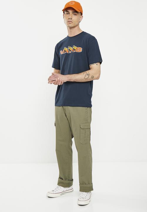 Vans - Marching vans logo short sleeve tee - navy