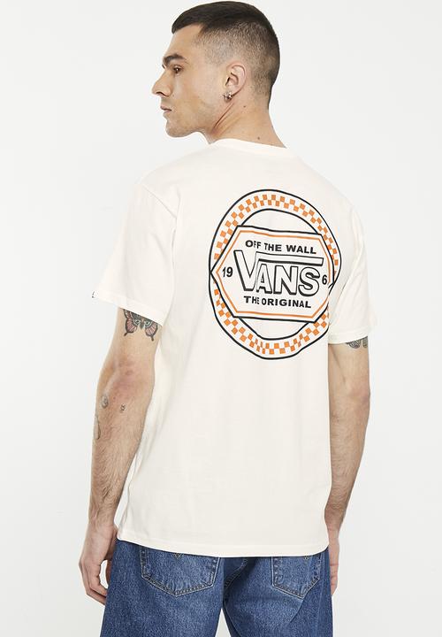 Vans - Circle checker drop v short sleeve tee - marshmallow