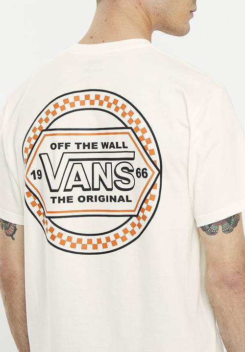 Vans - Circle checker drop v short sleeve tee - marshmallow